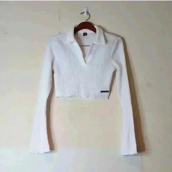 SHEIN Tops - Waffle-knit-v-neck-sweaters-for-women